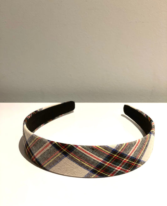 White Scotland Headband 