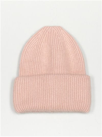 Nude knitted hat