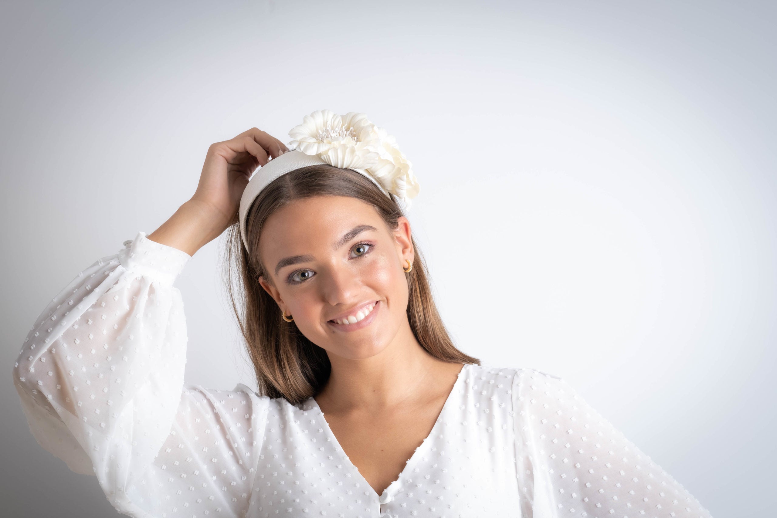 Diadema Chantal blanca