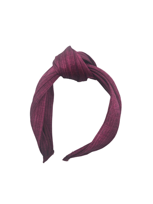 Countess headband burnt bougainvillea