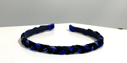 Carolina petite braided blue headband