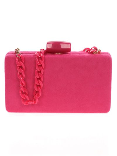 Fuchsia Chain Bag