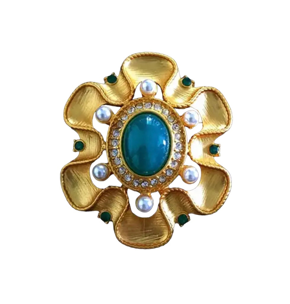 Blue Brooch