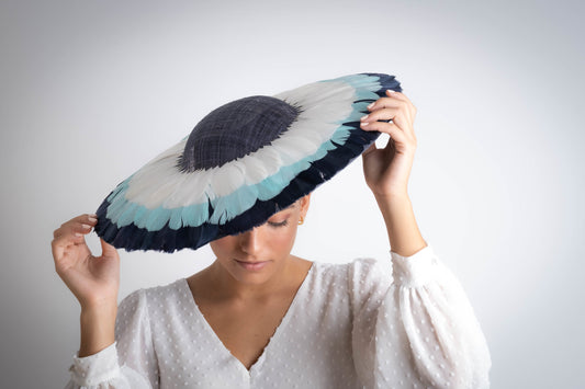 Paula blue sunhat