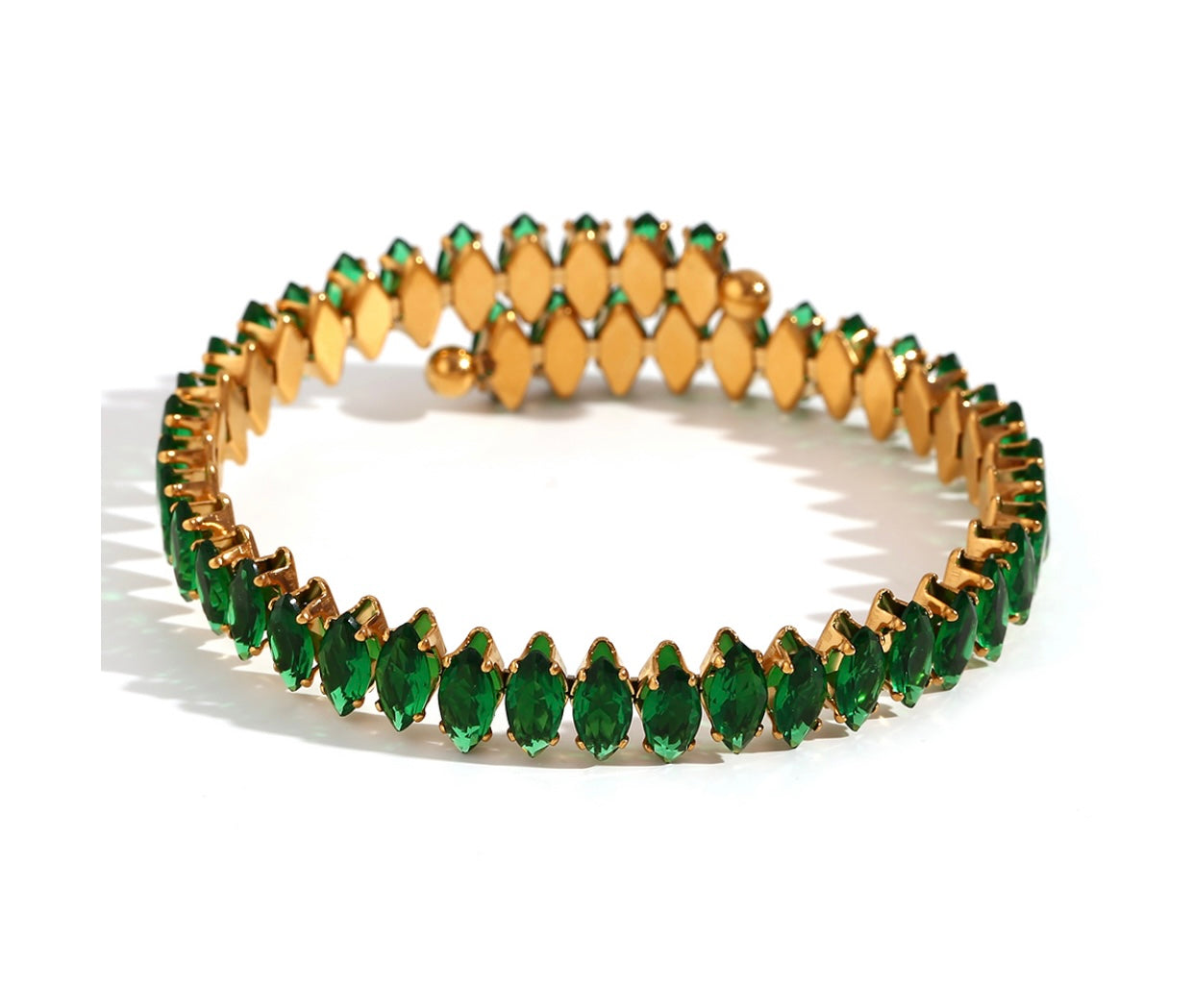 Brazalete Snake verde