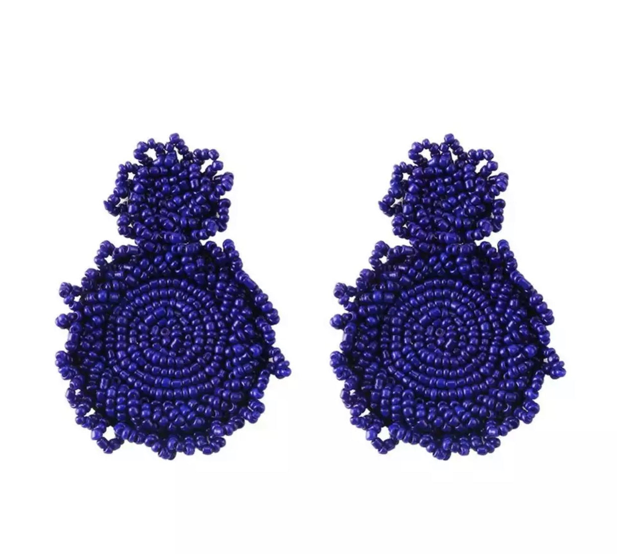 Seychelles ink blue earrings