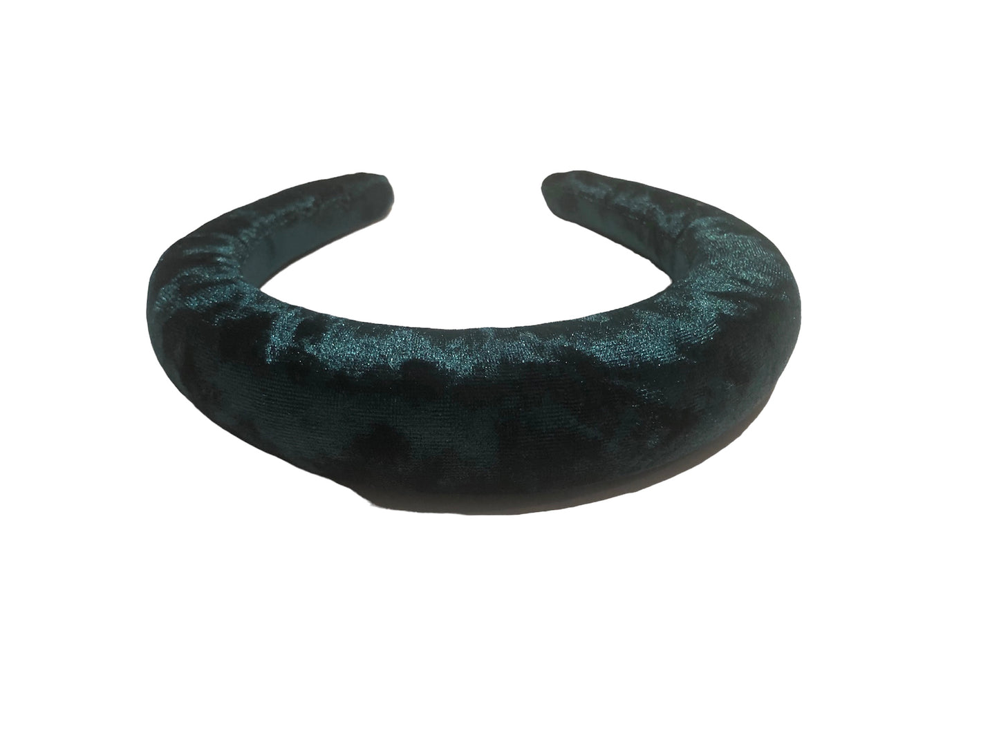 Roca bottle green velvet headband