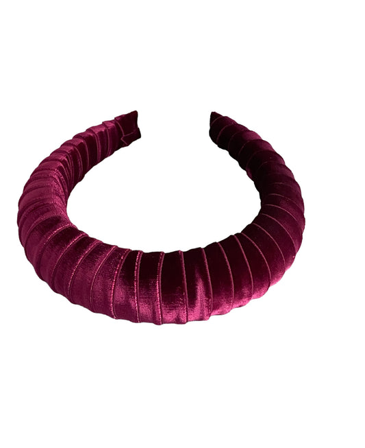 Roca bandage headband wine