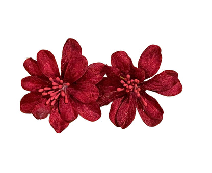 Pendientes Corola vino