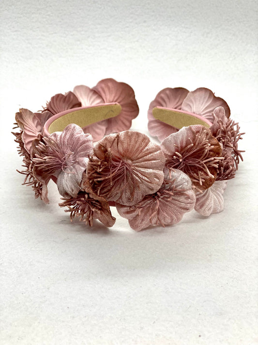 Pink Dahlia Headband