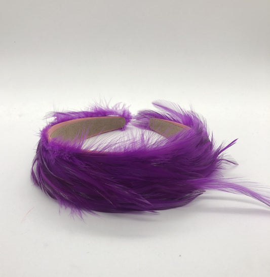 Rooster mauve Headband