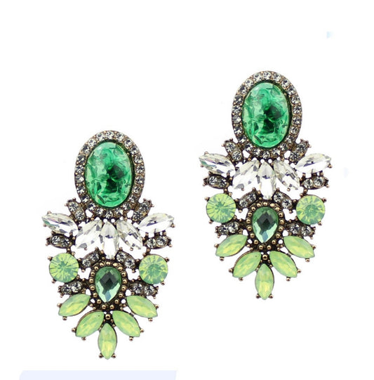 Elviria green earrings