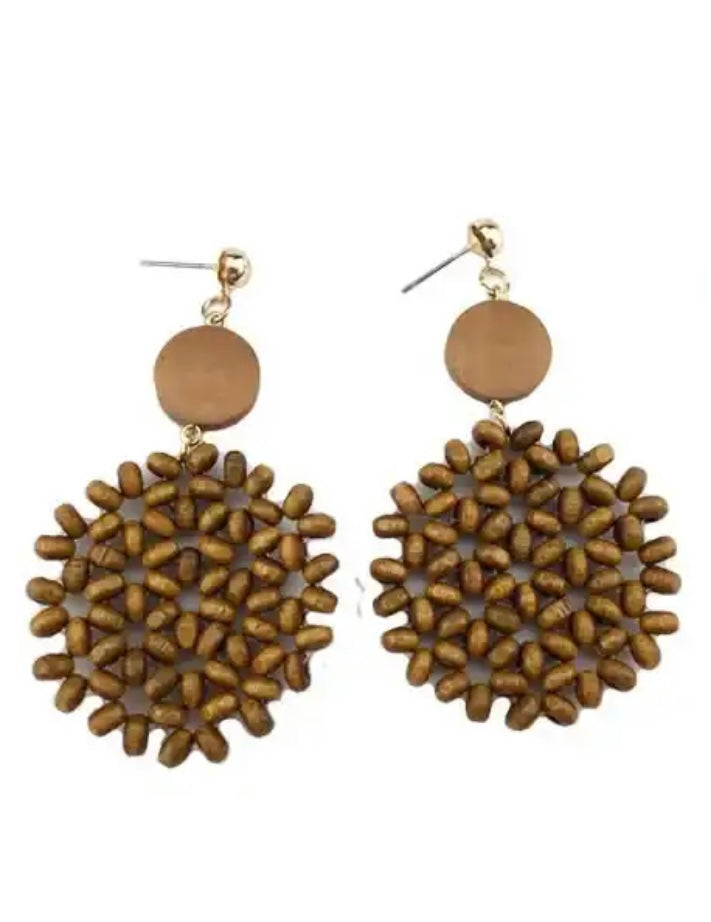 Dark Morel Earrings