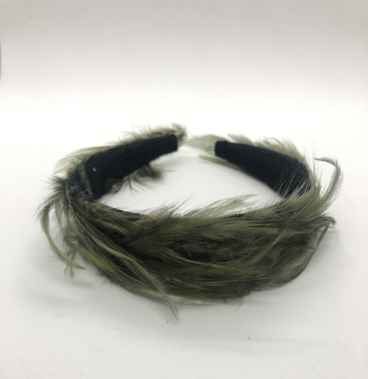 Rooster military green Headband