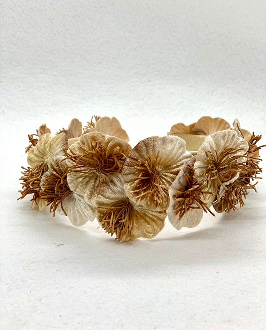 Diadema Dalia beige