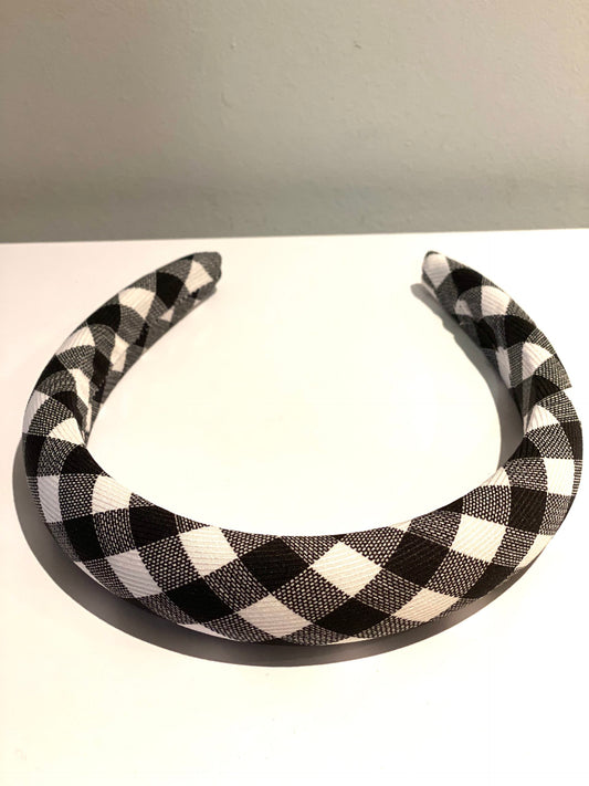 Black Vichy Headband