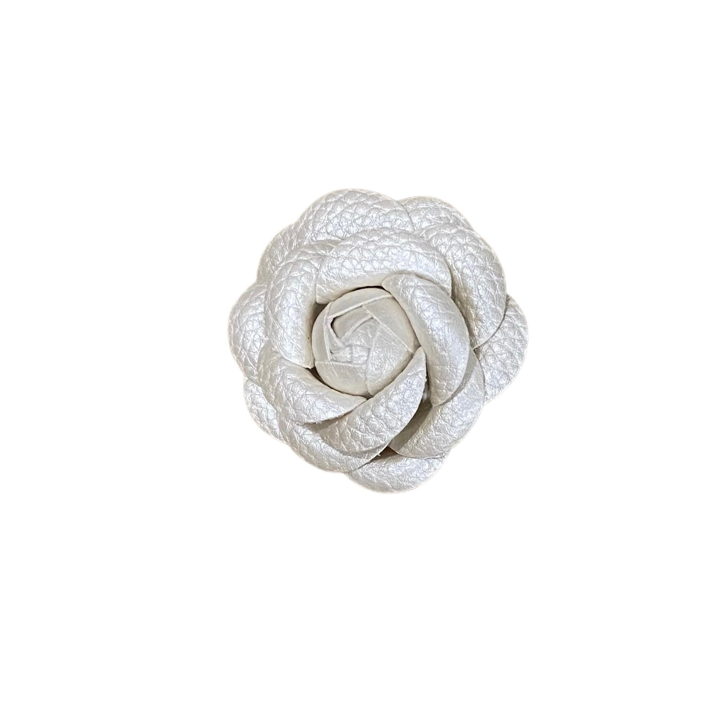 Camellia brooch silver