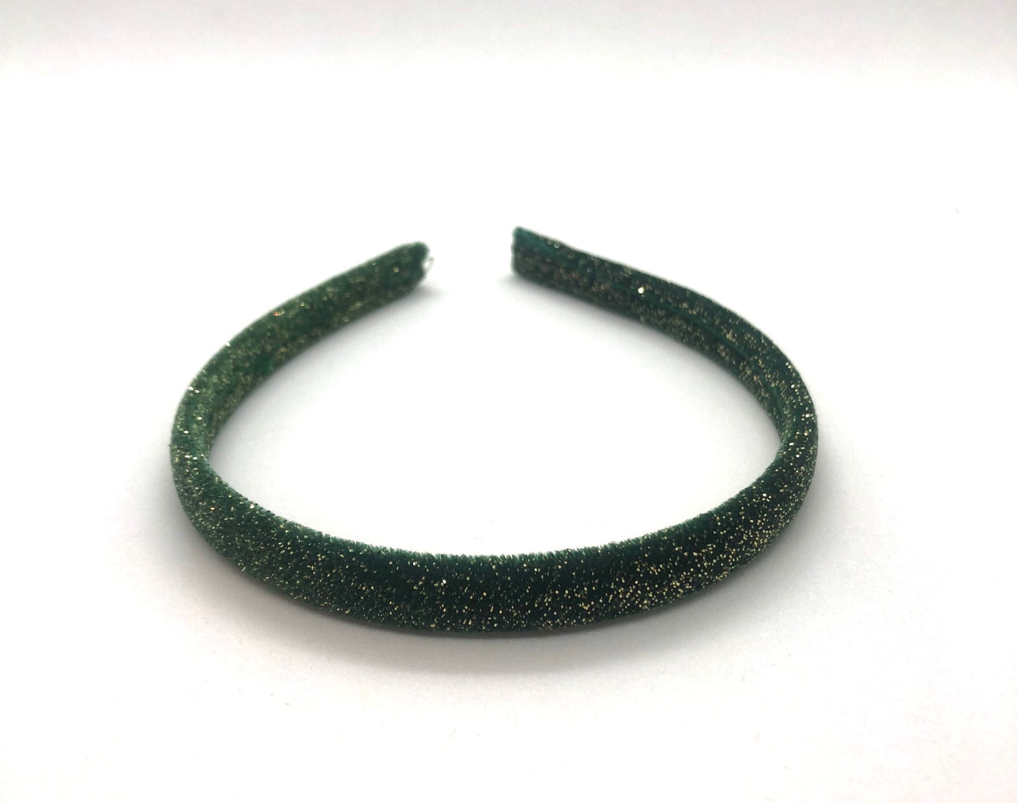 Carolina petite green glitter headband