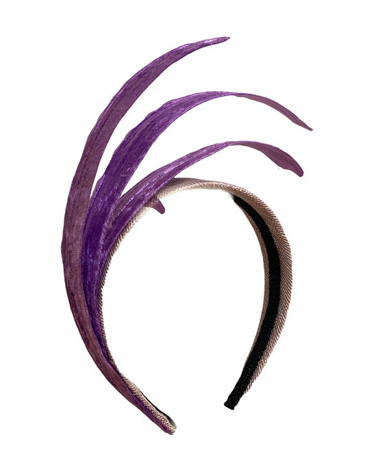 Purple Palm Headband