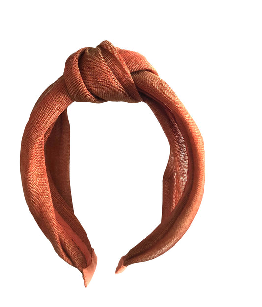 Countess burnt orange headband