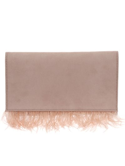 Nude Fringe Bag