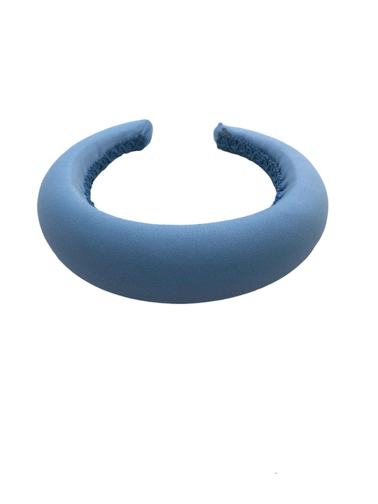 Roca baby blue satin headband