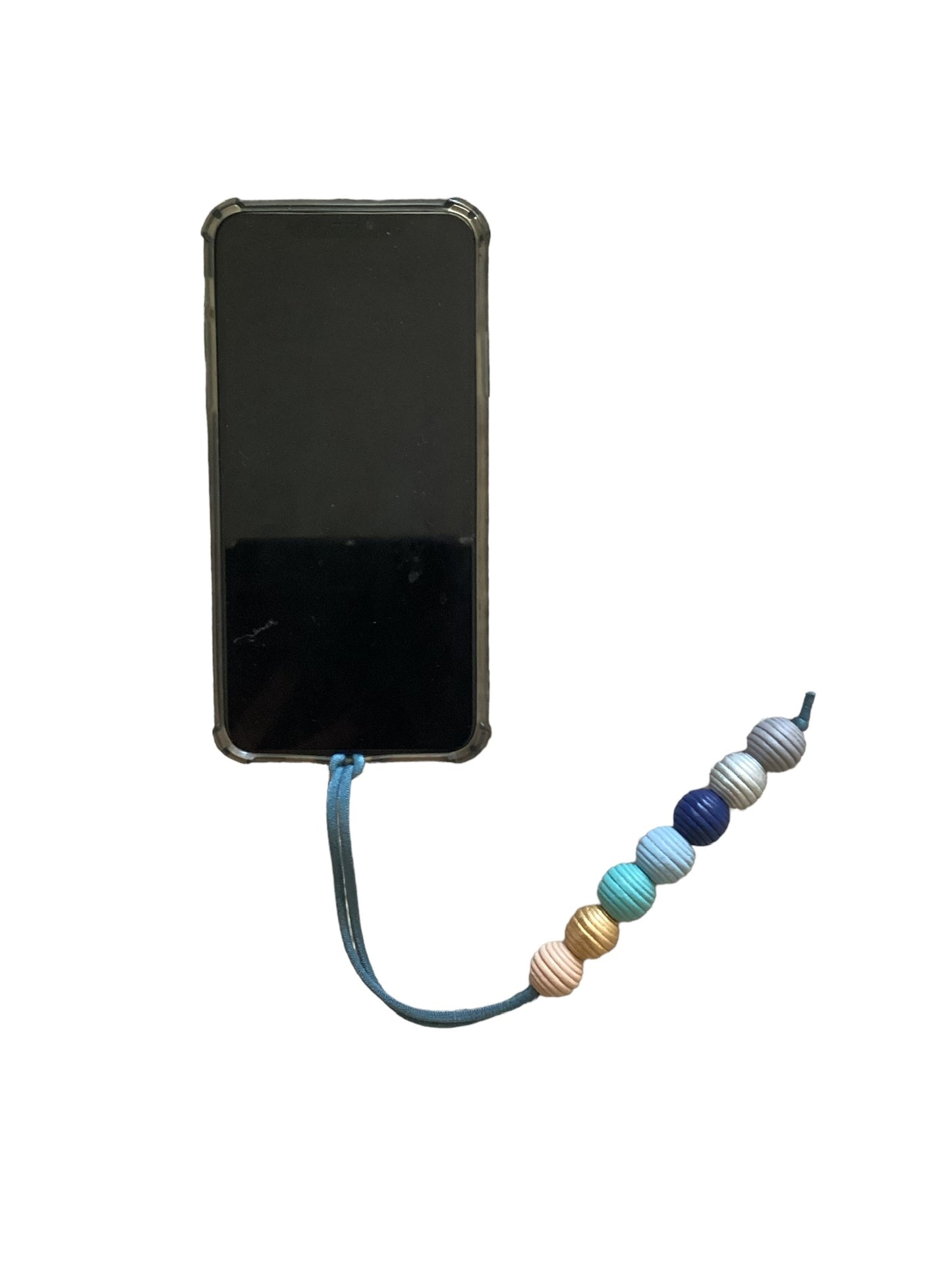 Mobile phone hanger with balls